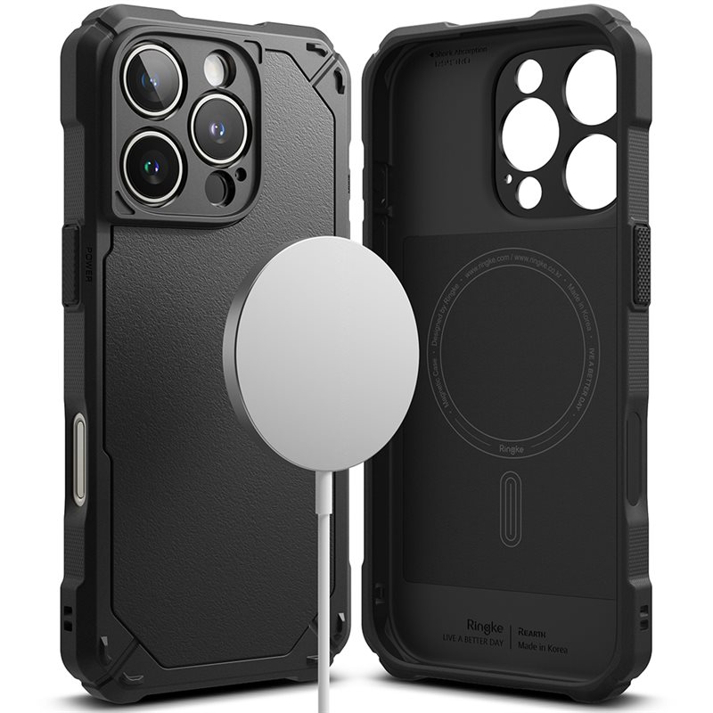 Ringke iPhone 16 Pro Max MagSafe Rugged Gear Skal, Black