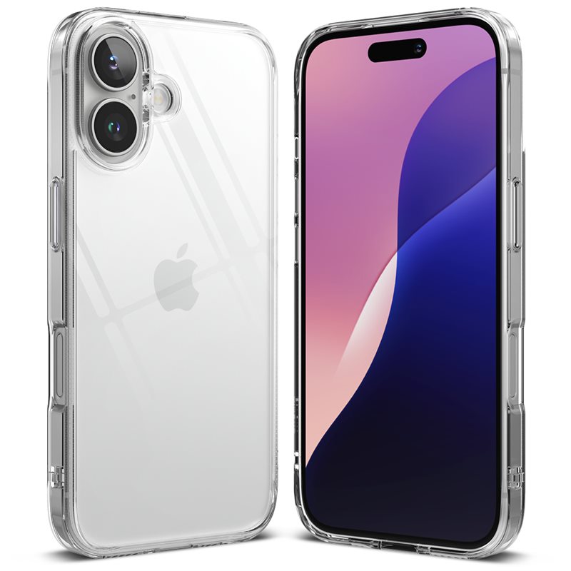 Ringke iPhone 16 Fusion skal, Genomskinlig - Stilrent mobilskal i snygg design