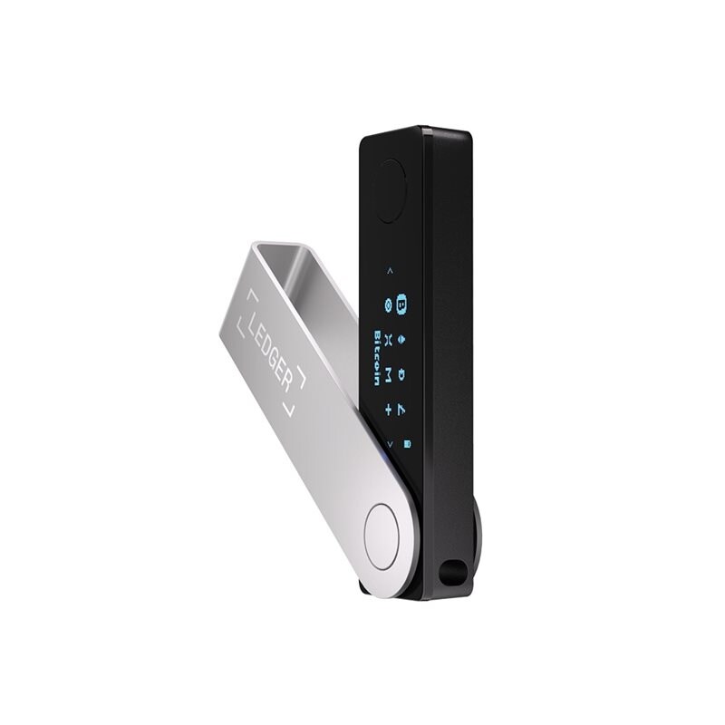 Ledger Nano X Krypto Hårdvaruplånbok, svart
