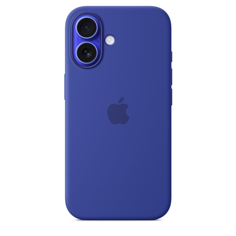 Apple iPhone 16 Silikonskal med MagSafe, Ultramarine