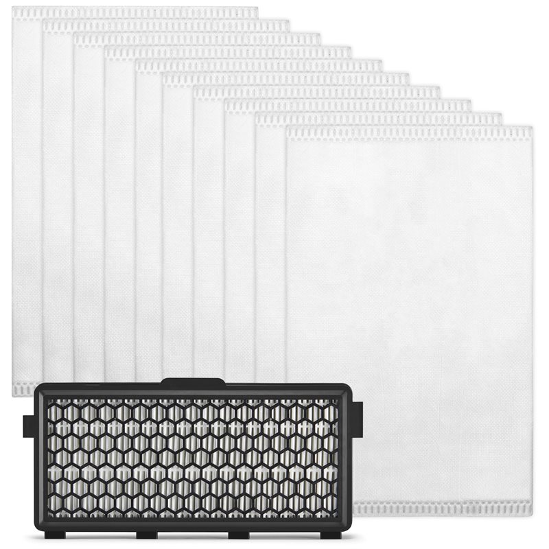 Städpaket: Dammsugarpåsar 10st + HEPA-filter Miele Guard L1