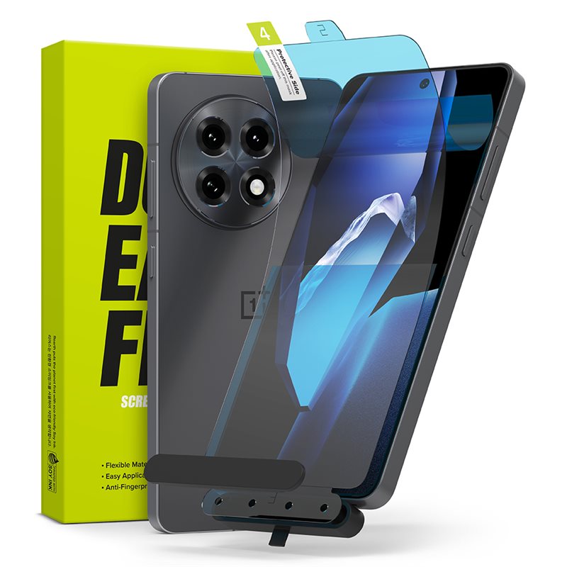 Ringke OnePlus 13R Skärmskydd skyddsfilm - Dual Easy (2-pack) - Skärmskydd med monteringsverktyg för perfekt passform