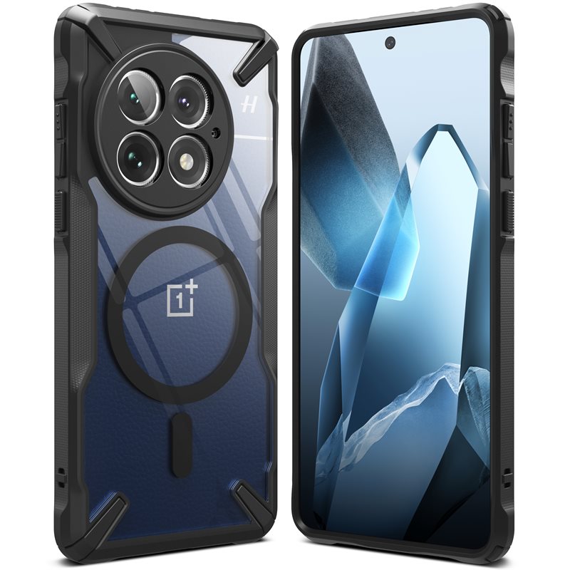 Ringke OnePlus 13 Fusion X MagSafe Skal, svart - MagSafe-skal med tuff design
