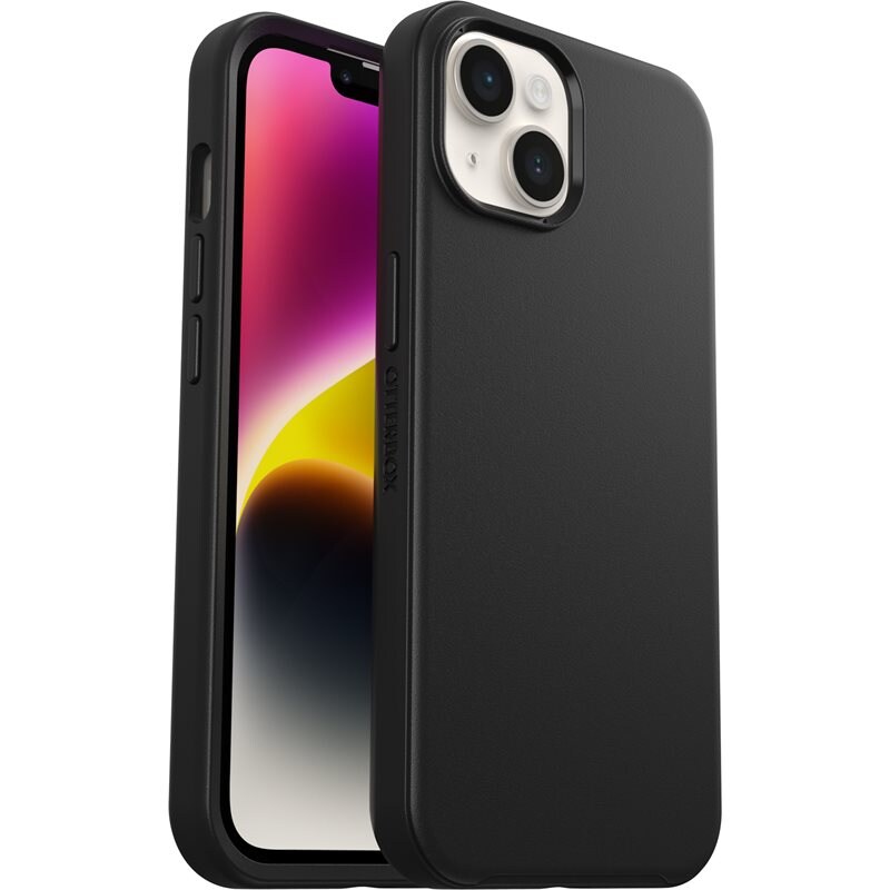 Otterbox iPhone 14 Stöttåligt MagSafe-skal Symmetry Plus, Svart