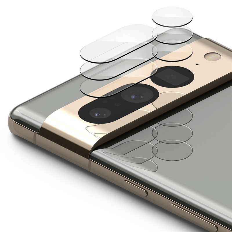 Ringke Google Pixel 7 Pro Kameraskydd i glas (3-pack) - Kameraskydd - Linsskydd - Hög kvalitet