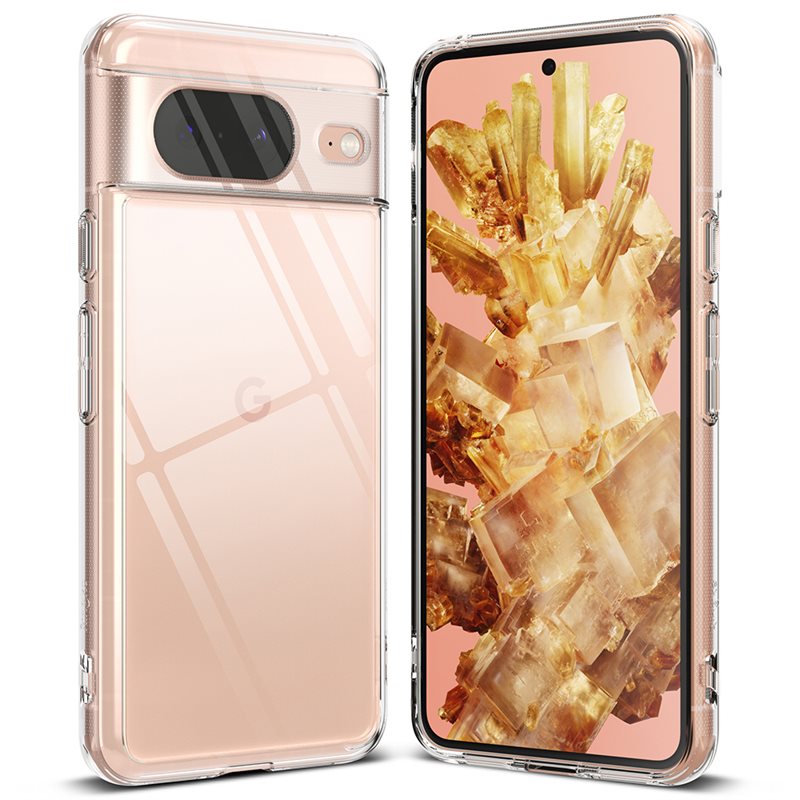 Ringke Google Pixel 8 Fusion skal, Genomskinlig - Stilrent mobilskal i snygg design