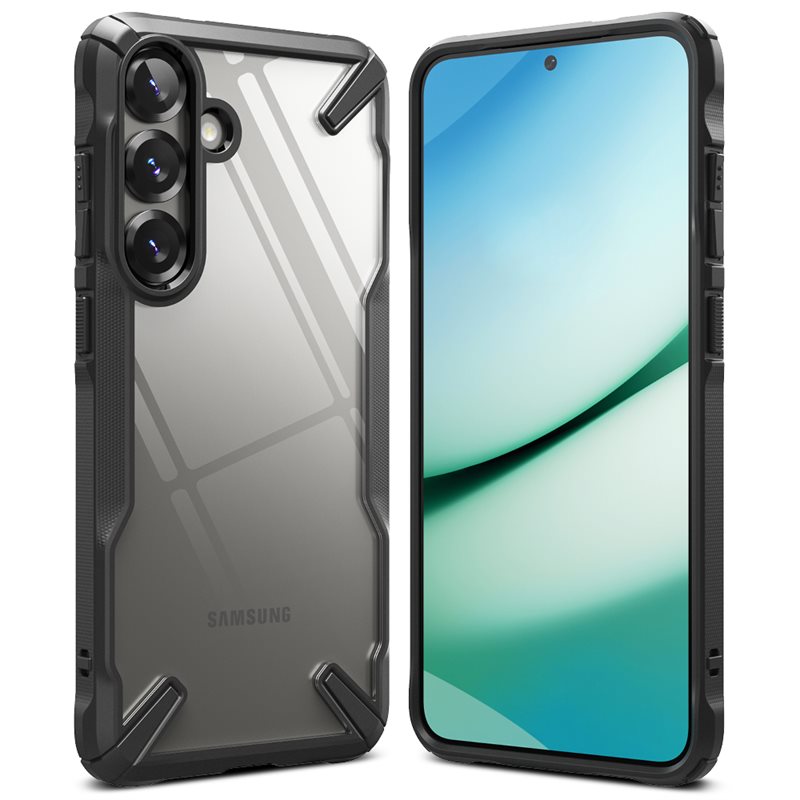 Ringke Samsung Galaxy S25 Fusion X Skal, Svart - Mobilskal i tuff design