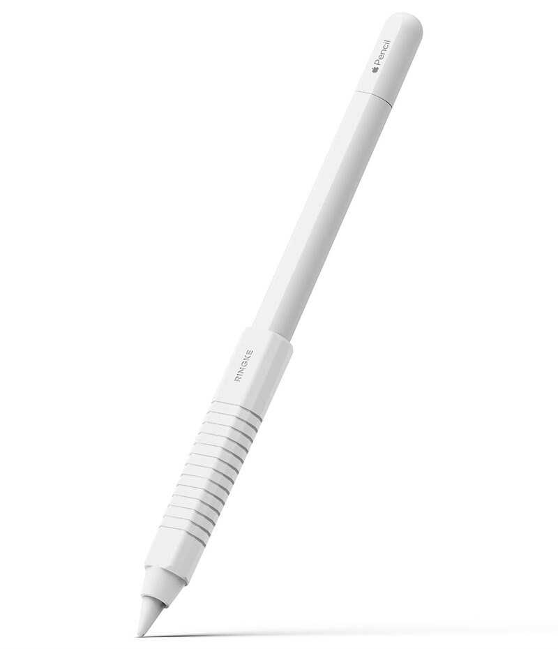Ringke Apple Pencil Grip i silikon, vit