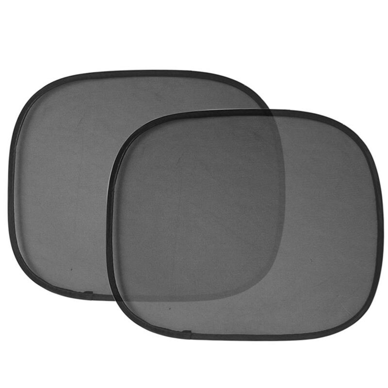 Solskydd till bilrutorna (2-pack), svart - Skydda barnen från störigt solljus i bilen