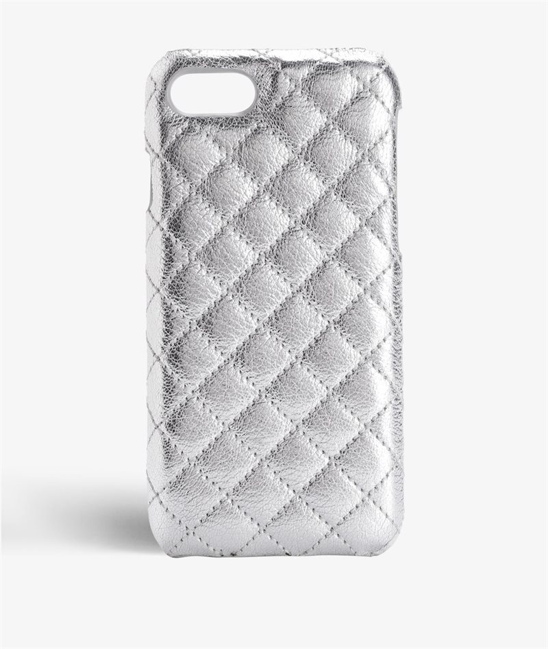 The Case Factory iPhone 7 Skal Quilted Metallic Silver
