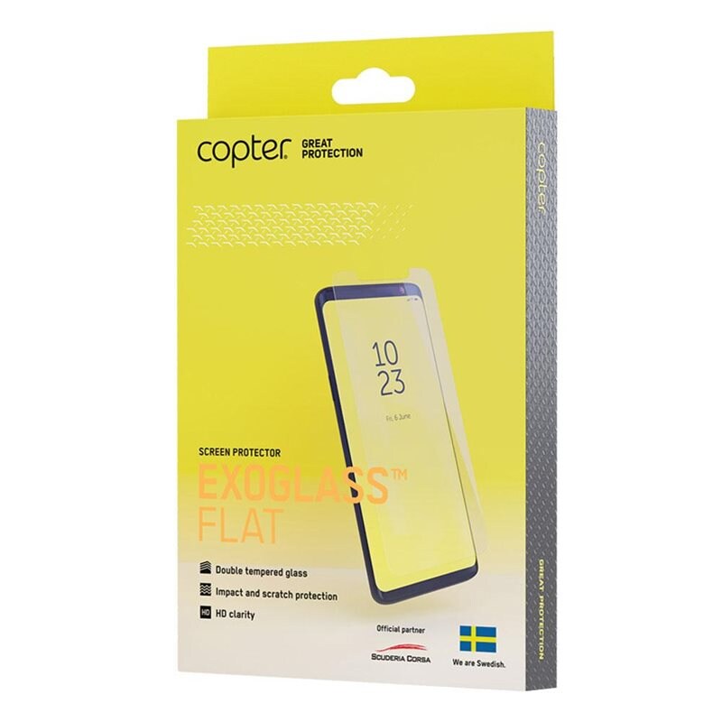 Copter iPhone 6/6S Skärmskydd i Härdat glas - Exoglass - Skärmskydd i glas med enkel installation