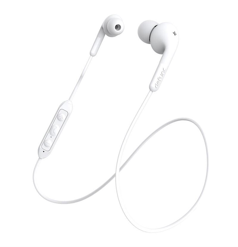 DeFunc BT Plus Music - In-Ear Hörlurar, vit - Trådlösa hörlurar