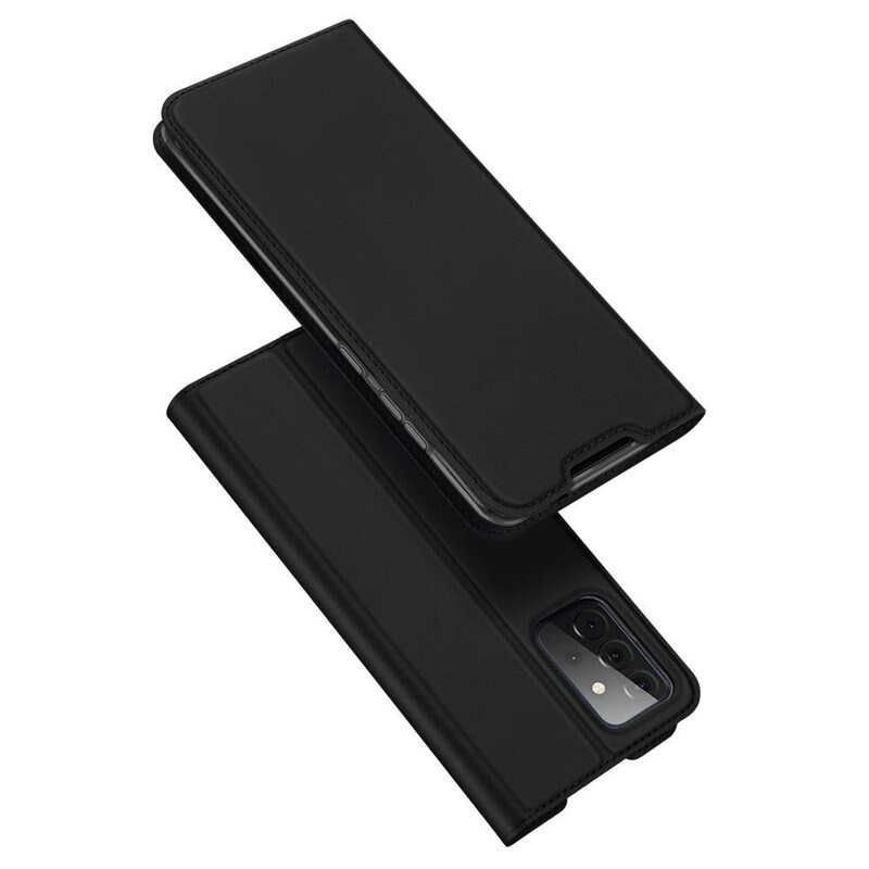 Dux Ducis Samsung Galaxy A72 5G Slimmat mobilfodral, Svart - Tunt mobilfodral med korthållare