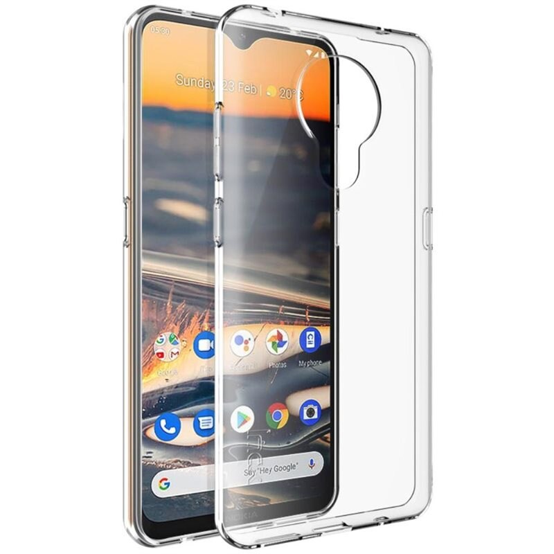 Imak Nokia 5.3 Skal i TPU, Genomskinlig - Snyggt mobilskal - Skyddar din mobil från skador och slitage