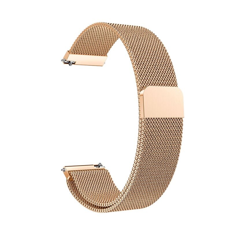 Garmin Approach S50 Armband Milanese Loop, Roséguld - Lyxigt armband med magnetisk stängning - Rostfritt stål