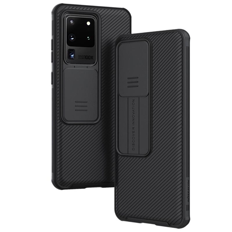 Nillkin Samsung Galaxy S20 Ultra Skal med kameraskydd - CamShield, Svart - Skal med inyggt kameraskydd