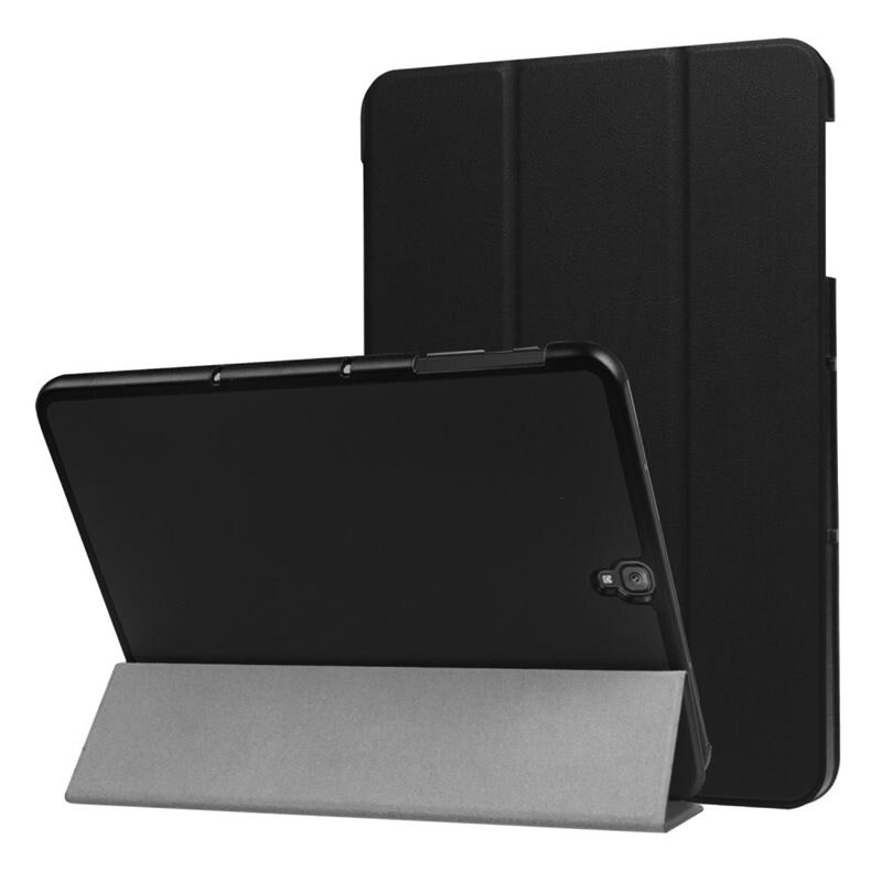 Samsung Galaxy Tab S3 Tri-Fold Fodral, Svart - Skyddande fodral med stödfunktion