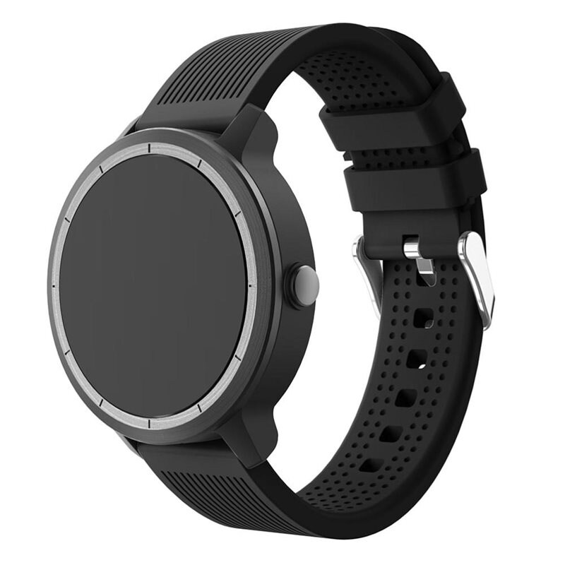 Garmin Vivoactive 3 Armband i silikon, Svart - Sportigt armband perfekt för träningen