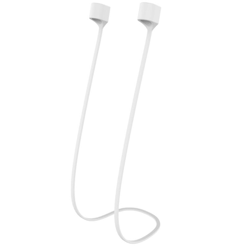Apple AirPods Anti-lost Strap, vit - Rem i silikon