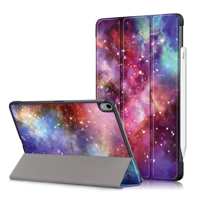 Apple iPad Air 10.9 4th Gen (2020) Tri-Fold Fodral, Rymd - Skyddande fodral med stödfunktion