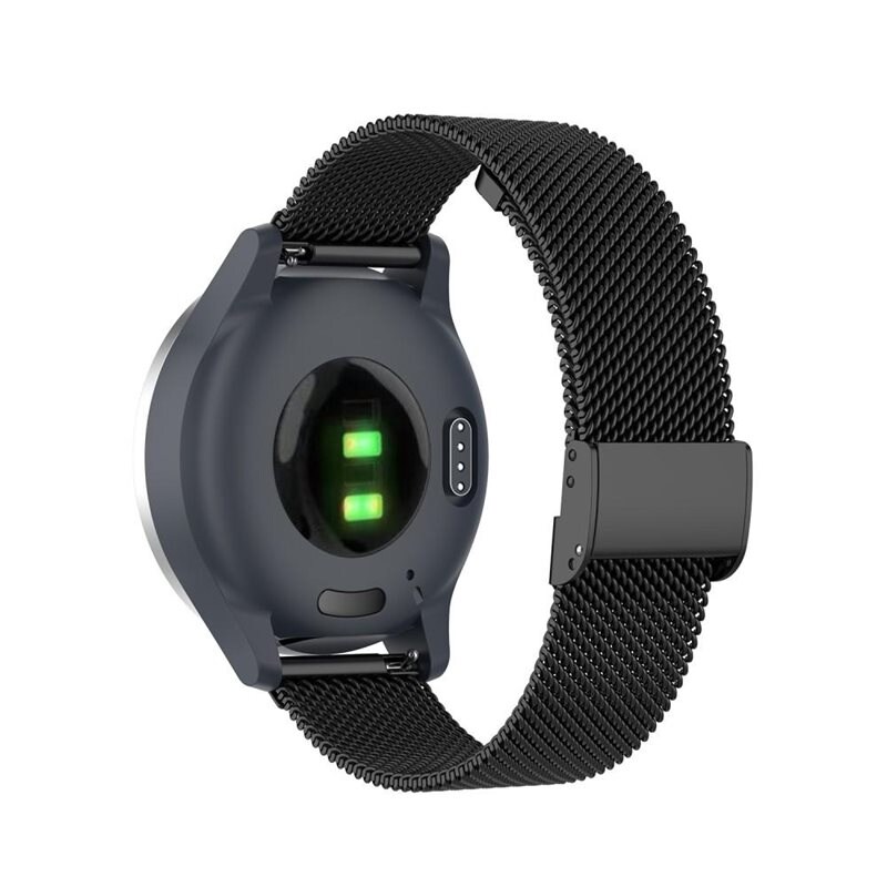 Garmin Vivoactive 4s Armband i mesh, svart - Snyggt armband i lyxig design