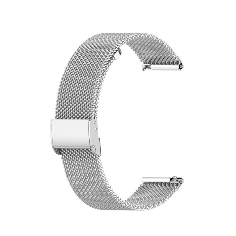 Garmin Forerunner 265S Armband i mesh, silver - Snyggt armband i lyxig design