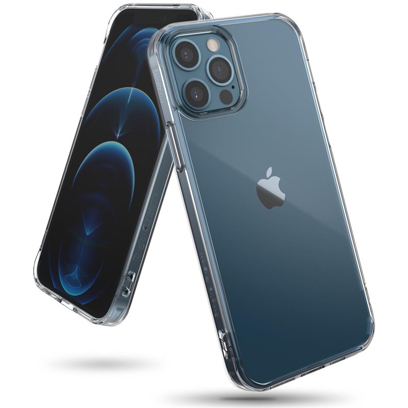 Ringke iPhone 12/iPhone 12 Pro Fusion skal, Genomskinlig - Stilrent mobilskal i snygg design
