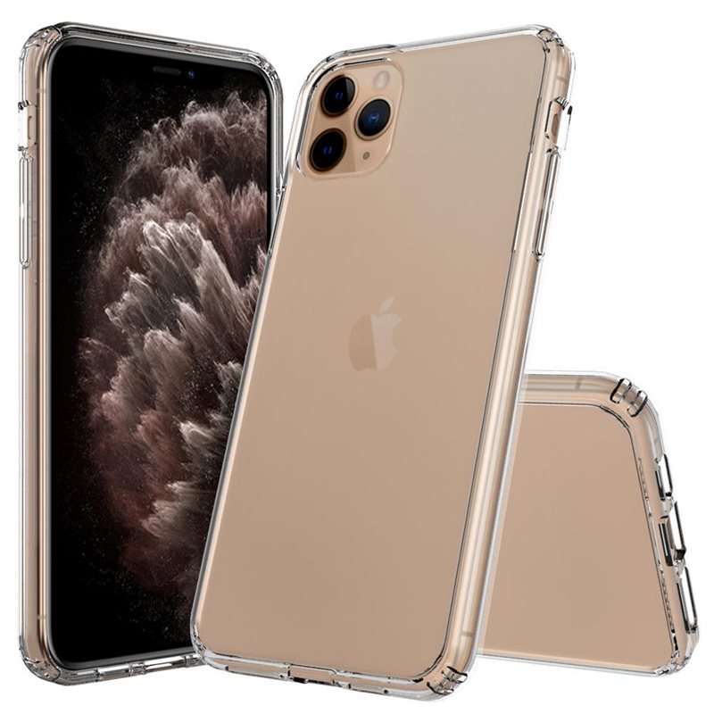 tectTech iPhone 11 Pro Max Crystal Hybrid-skal, Genomskinlig - Stöttåligt mobilskal