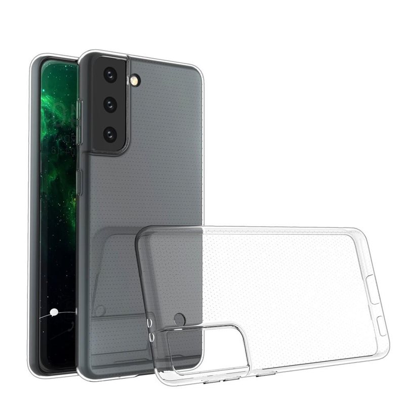 tectTech Samsung Galaxy S21 Tunt TPU-skal, Genomskinlig - Prisvärt mobilskal av hög kvalitet