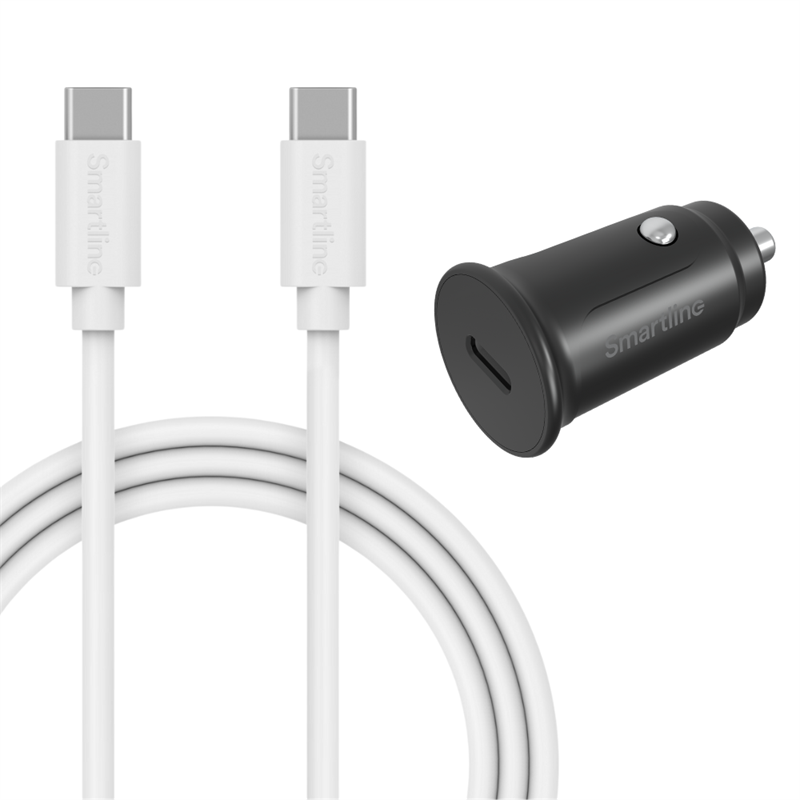 Google Pixel 9 Pro XL Billaddare med 1m USB-C-kabel - Smartline