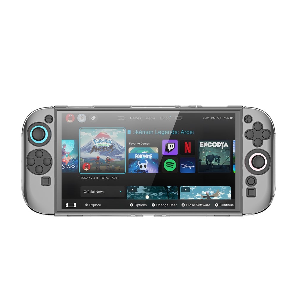 Nintendo Switch 2 Tunt hårdskal, Genomskinlig