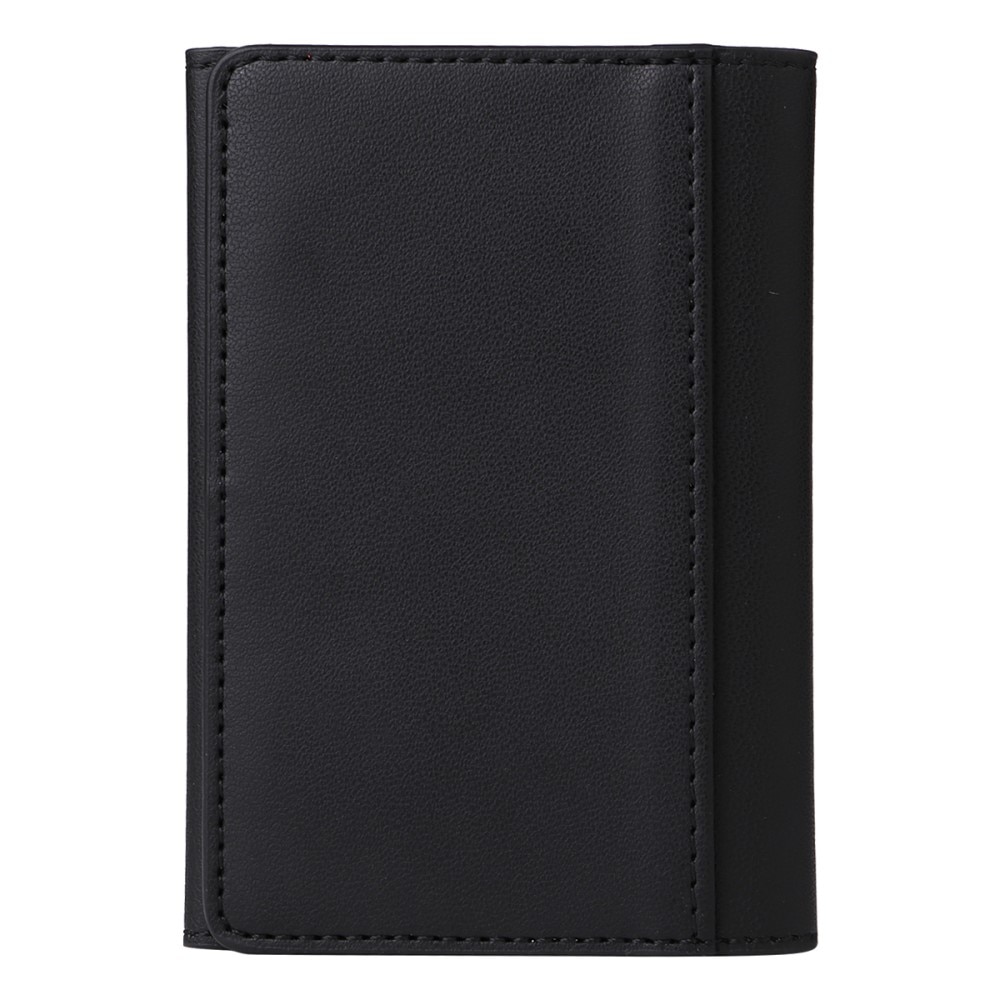 MagSafe Läderplånbok med ställ, svart