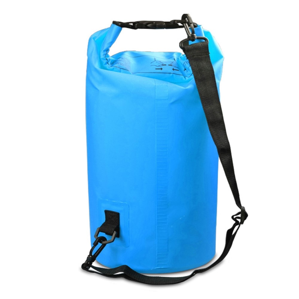 Väska 15L - Vattentät med bärrem, blå