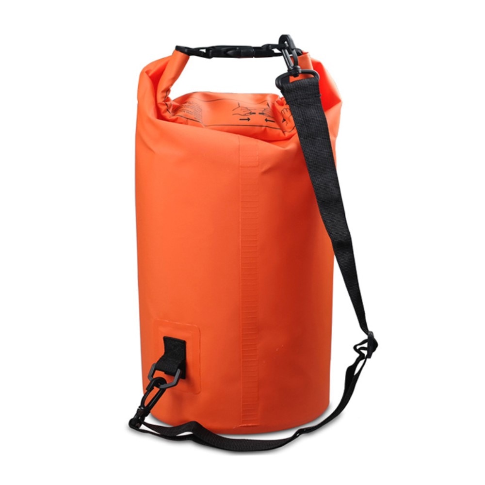 Väska 15L - Vattentät med bärrem, orange
