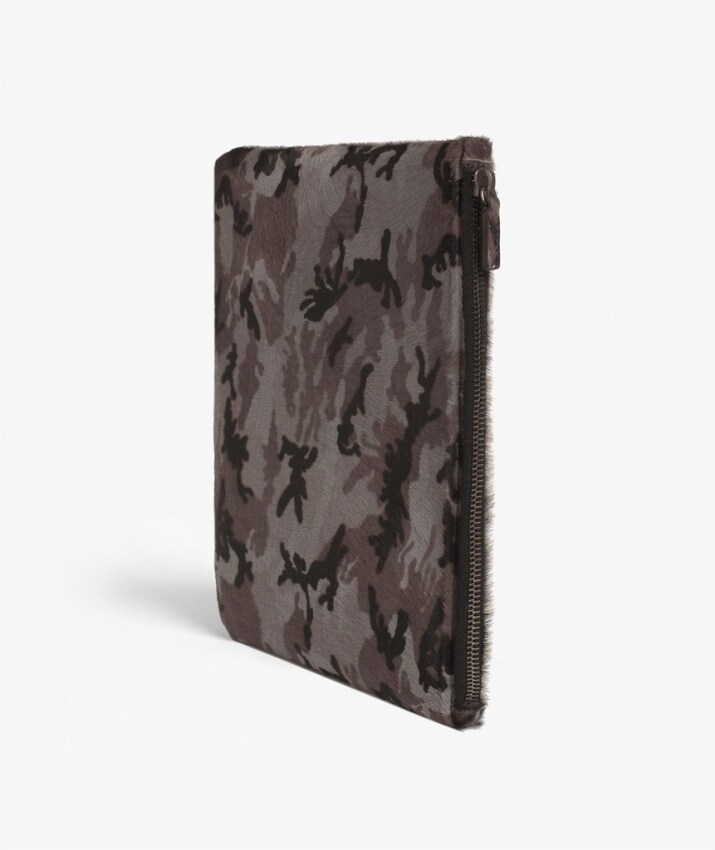 Small Clutch Pony Mini Military Grey