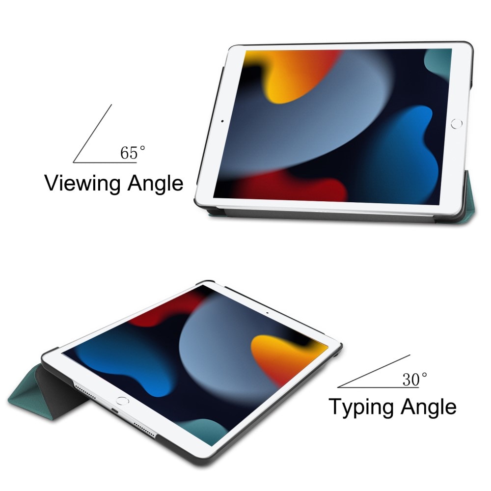 iPad 10.2 8th Gen (2020) Tri-Fold Fodral, grön