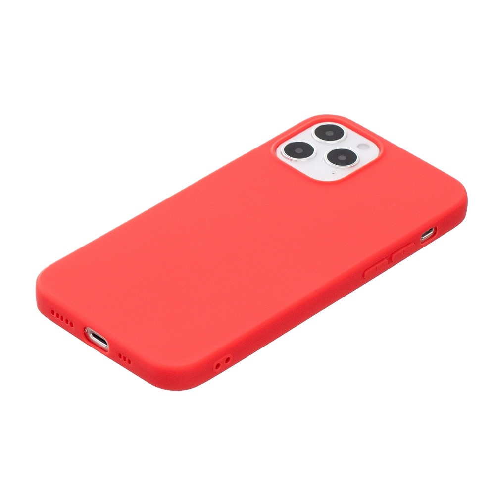 iPhone 12/12 Pro Mobilskal i TPU, röd