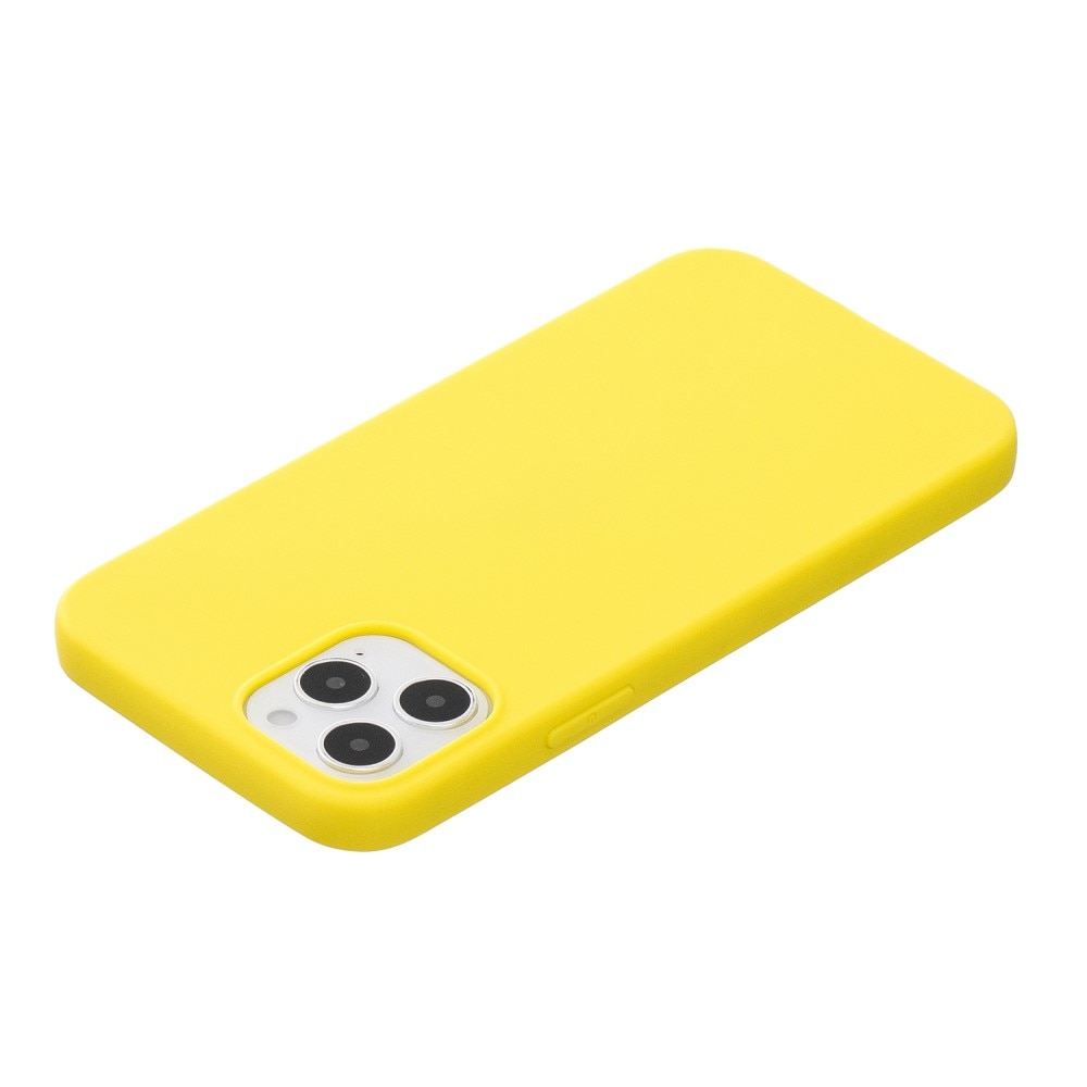 iPhone 12/12 Pro Mobilskal i TPU, gul