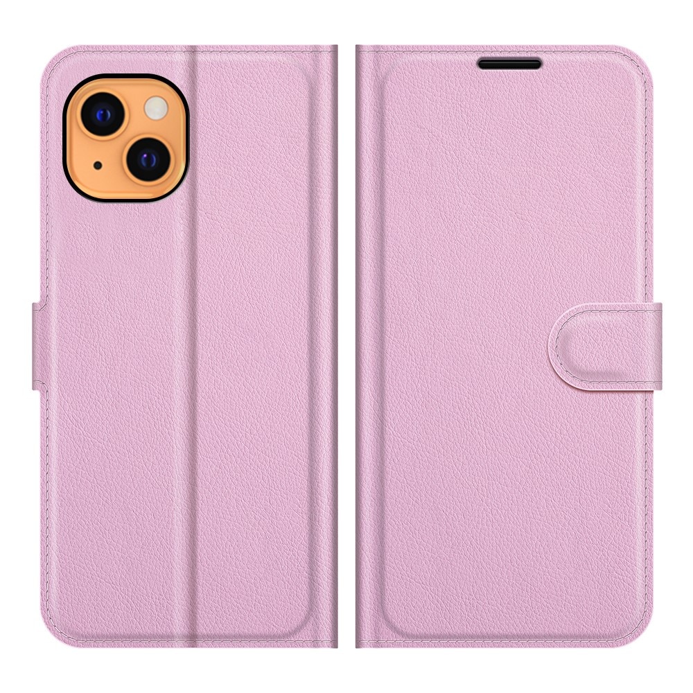 iPhone 13 Mini Enkelt mobilfodral, rosa