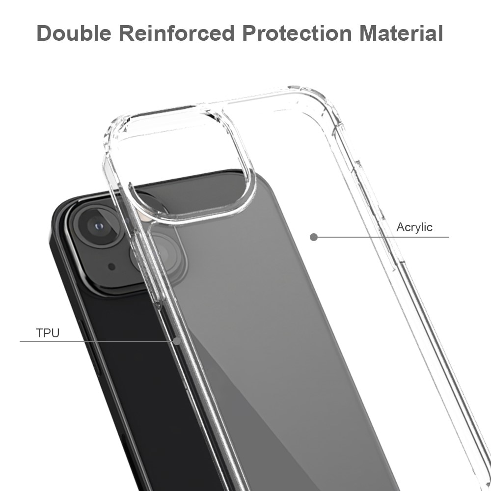 iPhone 13 Mini Crystal Hybrid-skal, transparent