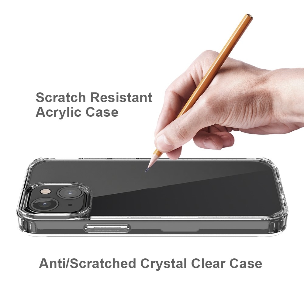 iPhone 13 Mini Crystal Hybrid-skal, transparent
