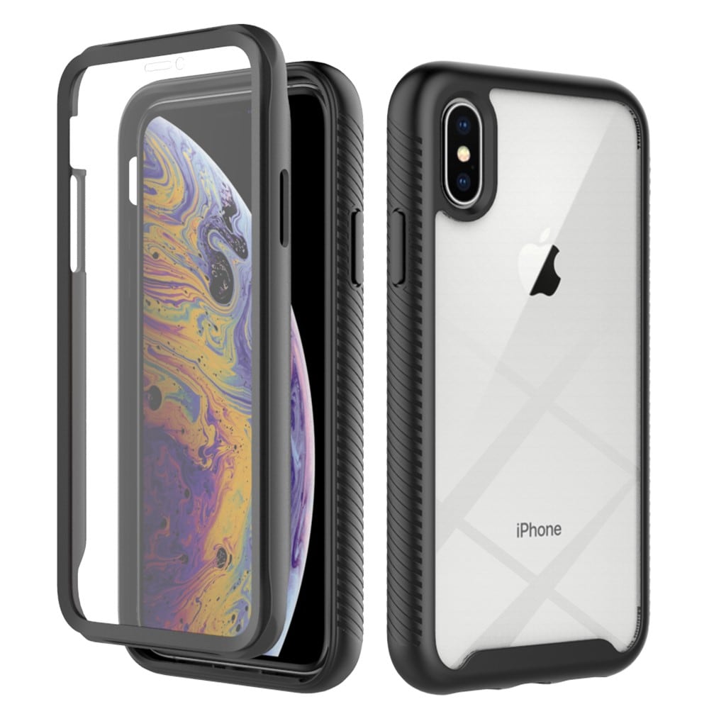 iPhone XS Mobilskal Full Protection, svart