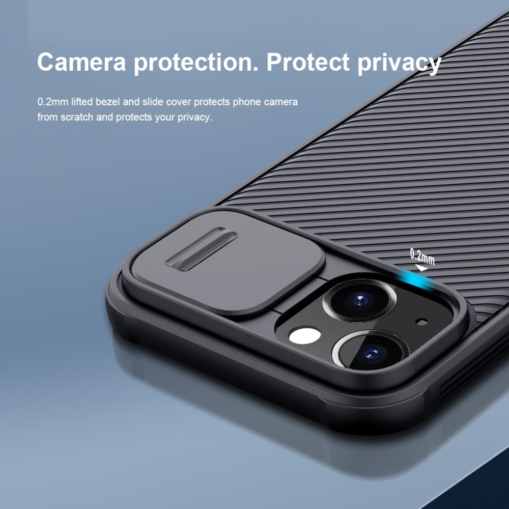 iPhone 13 Skal med kameraskydd - CamShield, svart