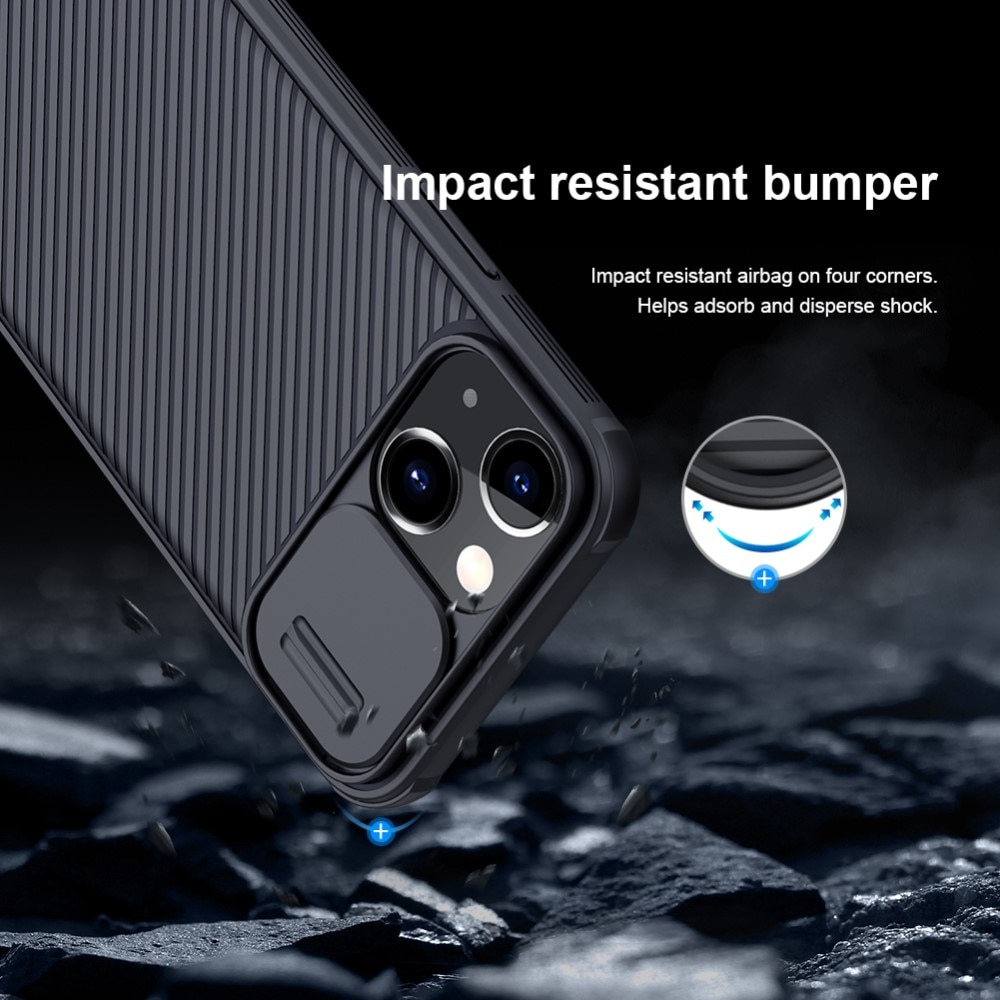 iPhone 13 Mini Skal med kameraskydd - CamShield, svart