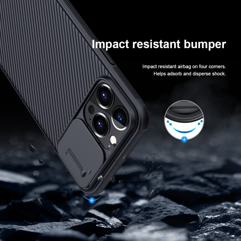 iPhone 13 Pro Max Skal med kameraskydd - CamShield, svart