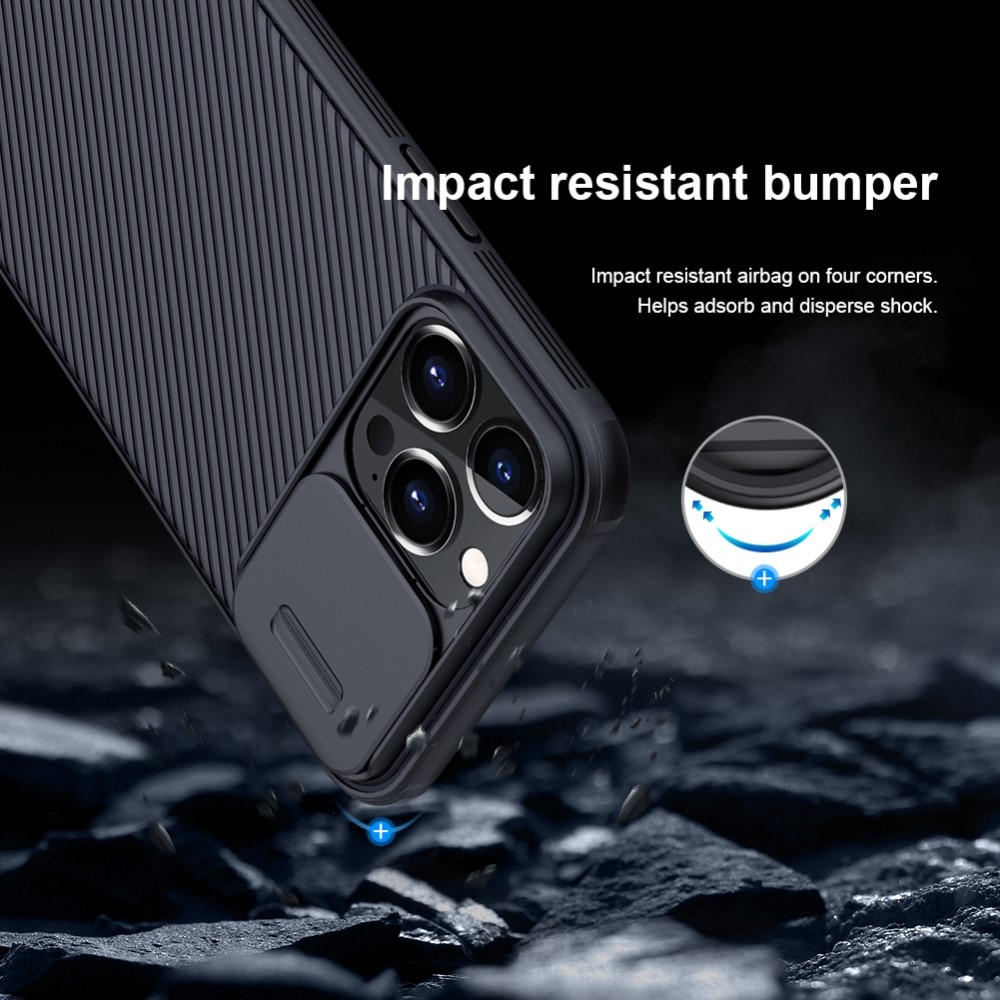 iPhone 13 Pro Skal med kameraskydd - CamShield, svart