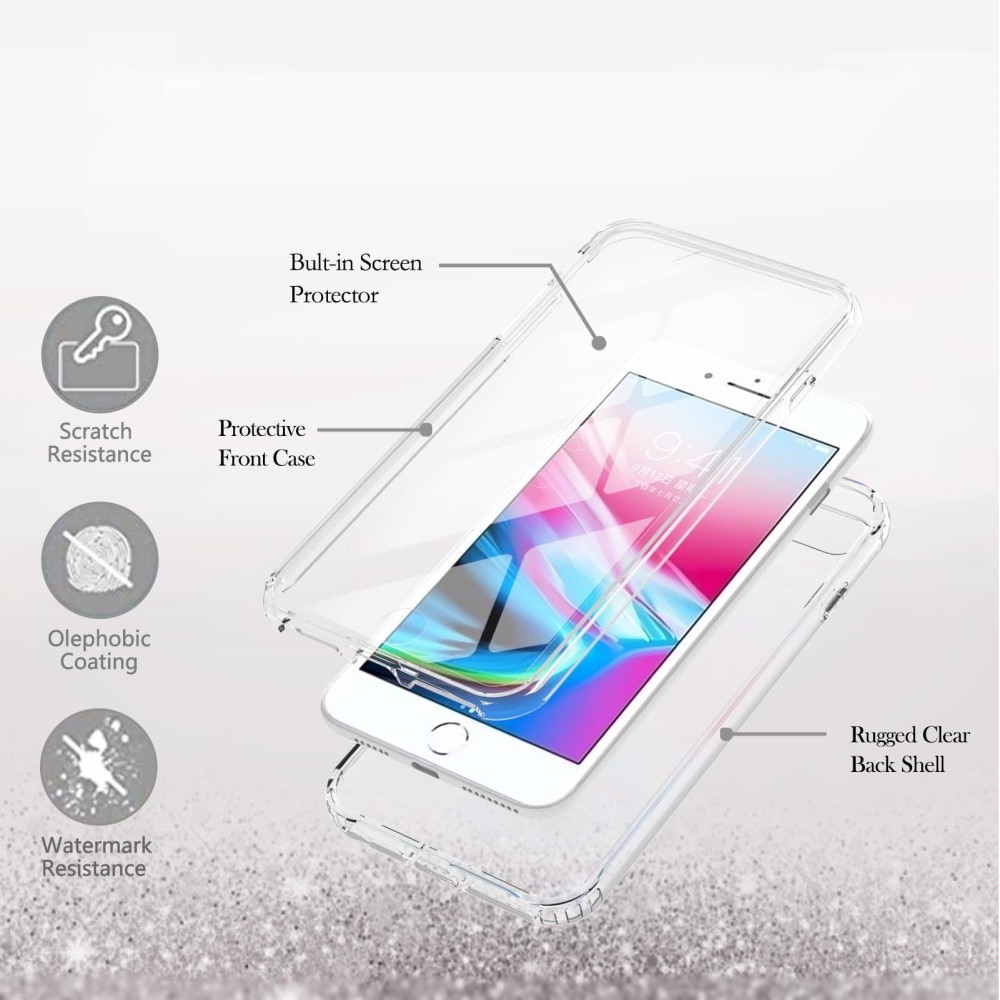 iPhone SE (2022) Mobilskal Full Protection, transparent
