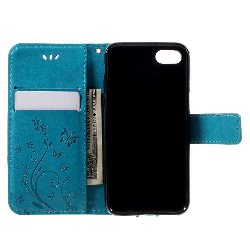 iPhone SE (2022) Mobilfodral med fjärilar, blå