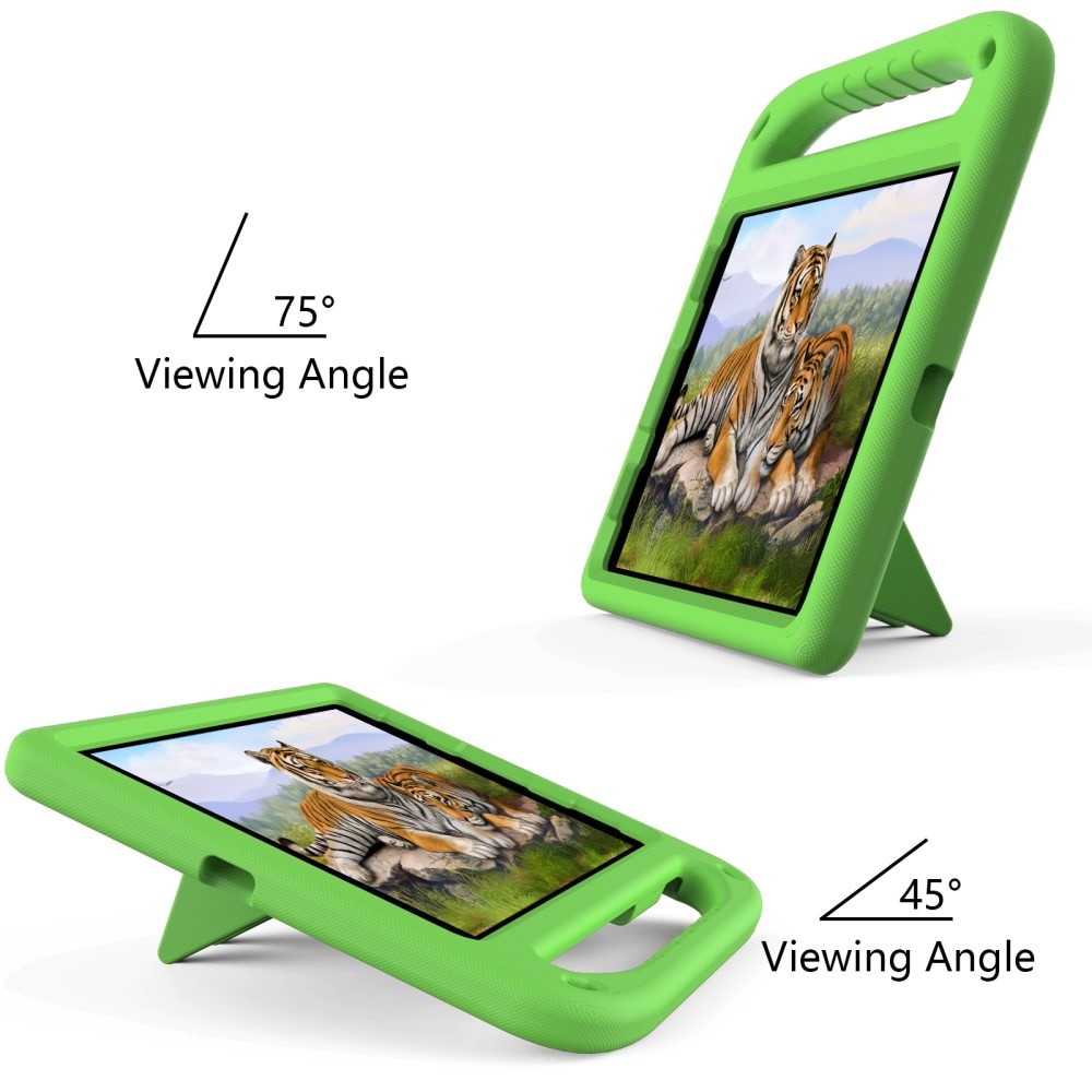 iPad Pro 11 3rd Gen (2021) Stöttåligt skal/fodral med handtag - Perfekt för barn, grön