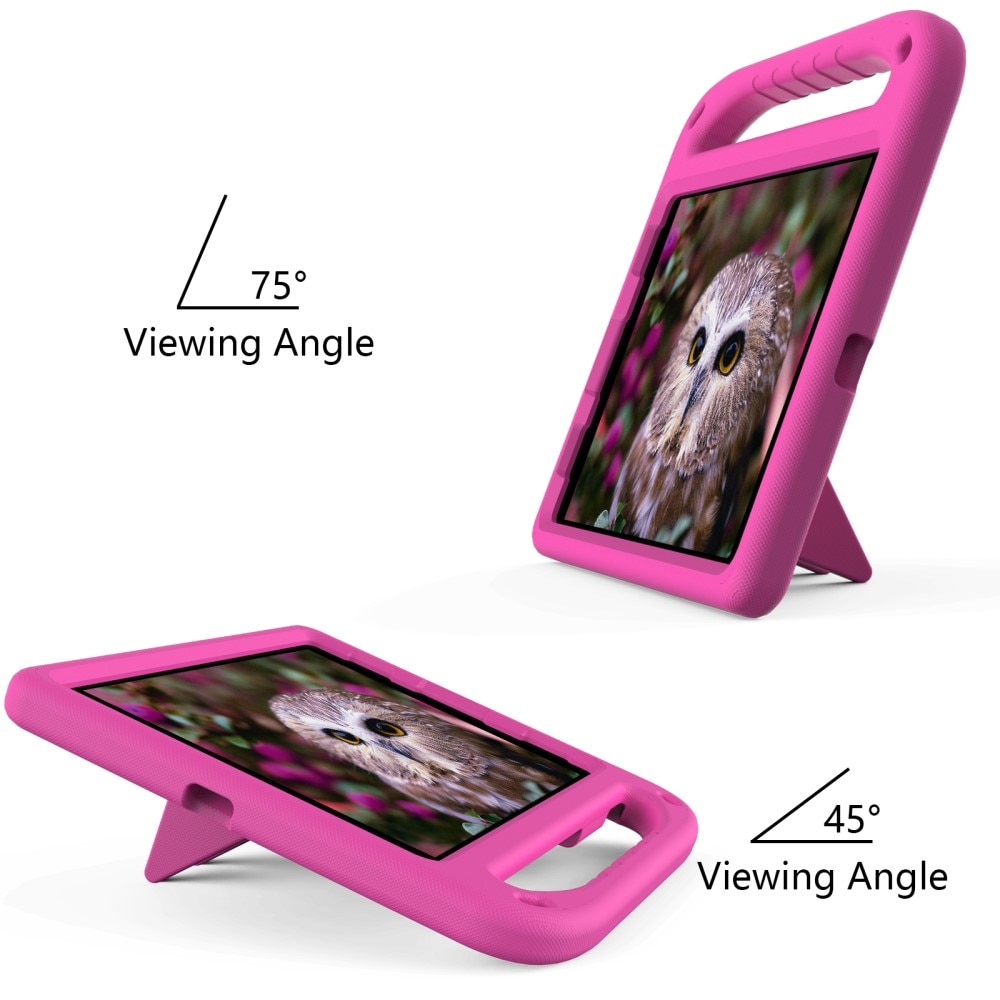 iPad Pro 11 3rd Gen (2021) Stöttåligt skal/fodral med handtag - Perfekt för barn, rosa